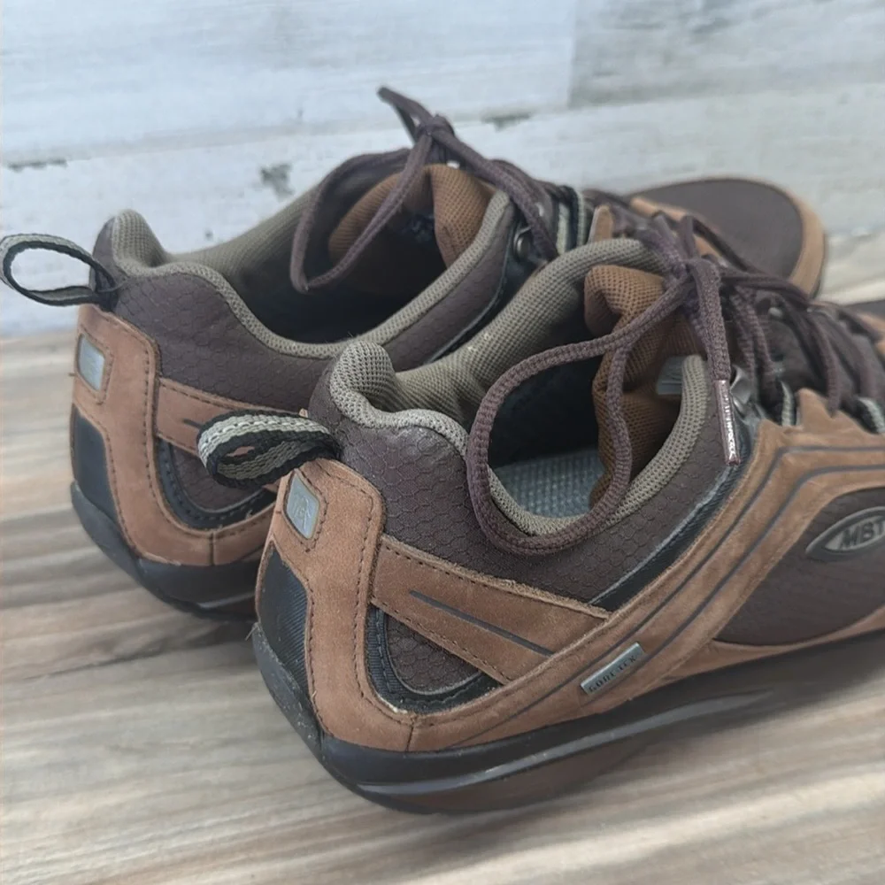 MBT Gore-Tex Shoes Mens Size 13 13.5 Brown Walking‎ Comfort Oxford Leather